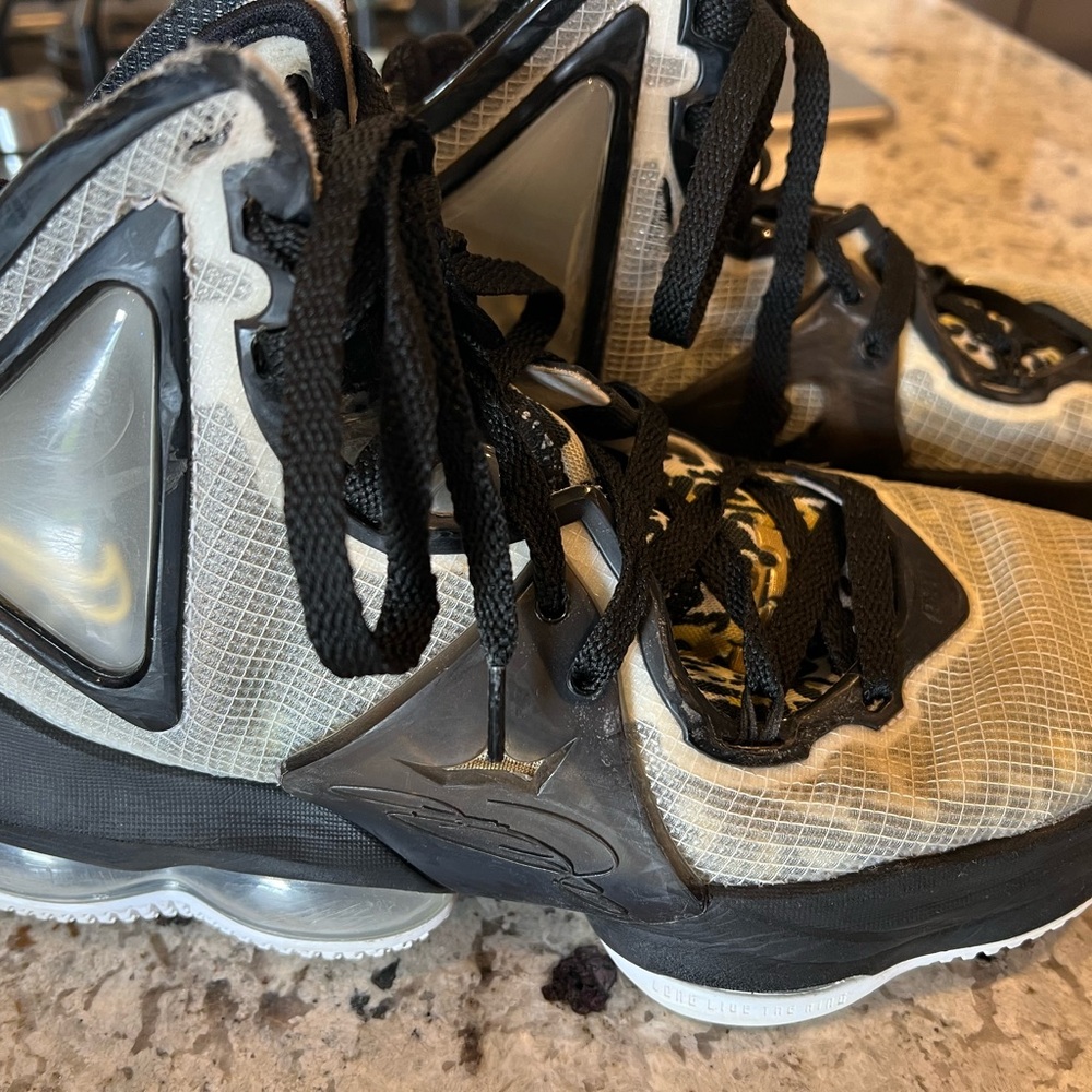 NIKE LEBRON 19 XIX BASKETBALL SHOES 
Leopard
Youth size 7Y (= women’s size 8.5)